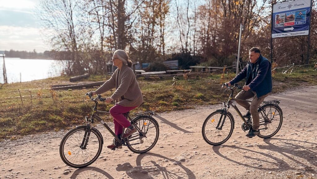 Wycieczka rowerowa wokół Ośrodka Róża Wiatrów