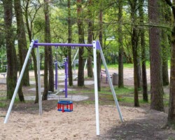 Strefa wypoczynku dla dzieci w ośrodku Róża Wiatrów w Węgorzewie, nad jeziorem Święcajty Strefa wypoczynku dla dzieci w ośrodku Róża Wiatrów w Węgorzewie, nad jeziorem Święcajty
